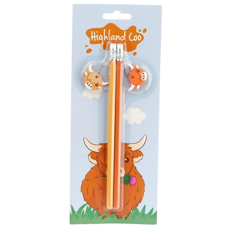 Bleistift Set Hochlandrind 2er Set