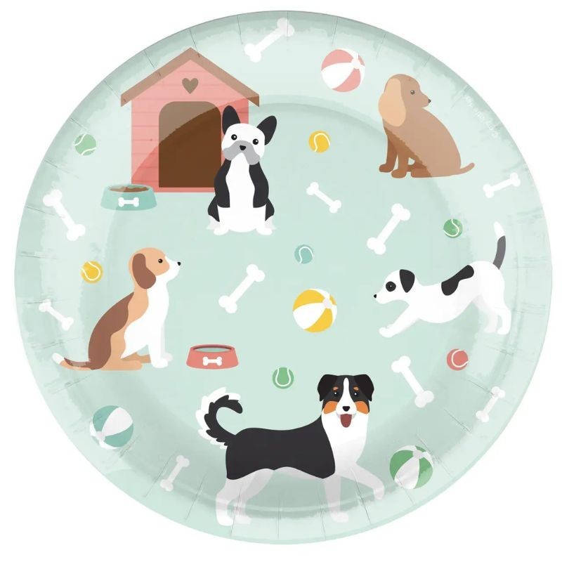 Pappteller Hunde