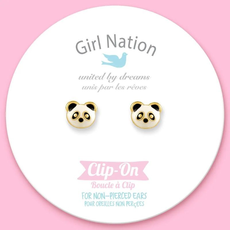 Ohrringe Ohrclips Panda