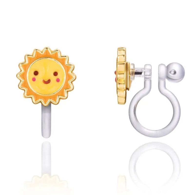 Ohrringe Ohrclips Sonne