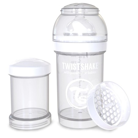 Twistshake Anti-Kolik Flasche weiss, 180ml