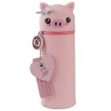 Etui Federmäppchen Schwein Lucky