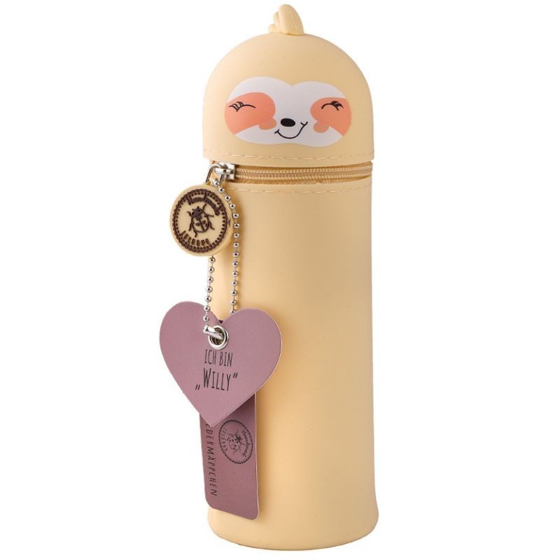 Etui Federmäppchen Faultier Willy aus Silikon