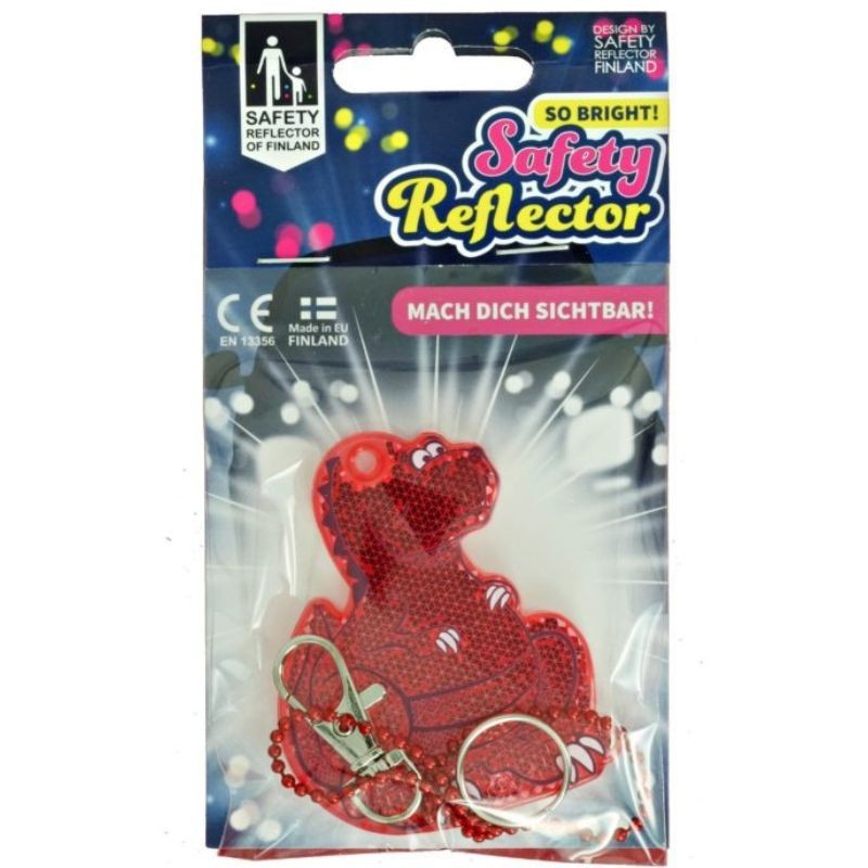 Reflektor T-Rex in rot von Safety Reflector of Finland