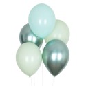 Luftballons Grüner Mix