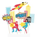 Kuchendeko Cake Topper Superhelden