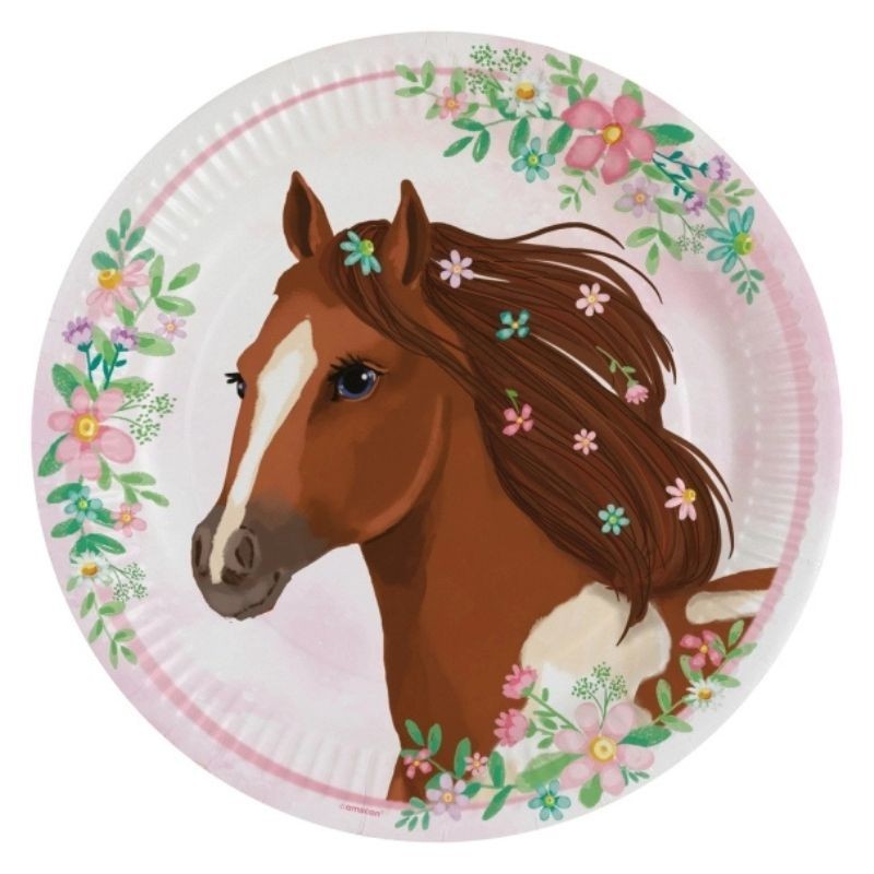 Pappteller Pferde Beautiful Horses