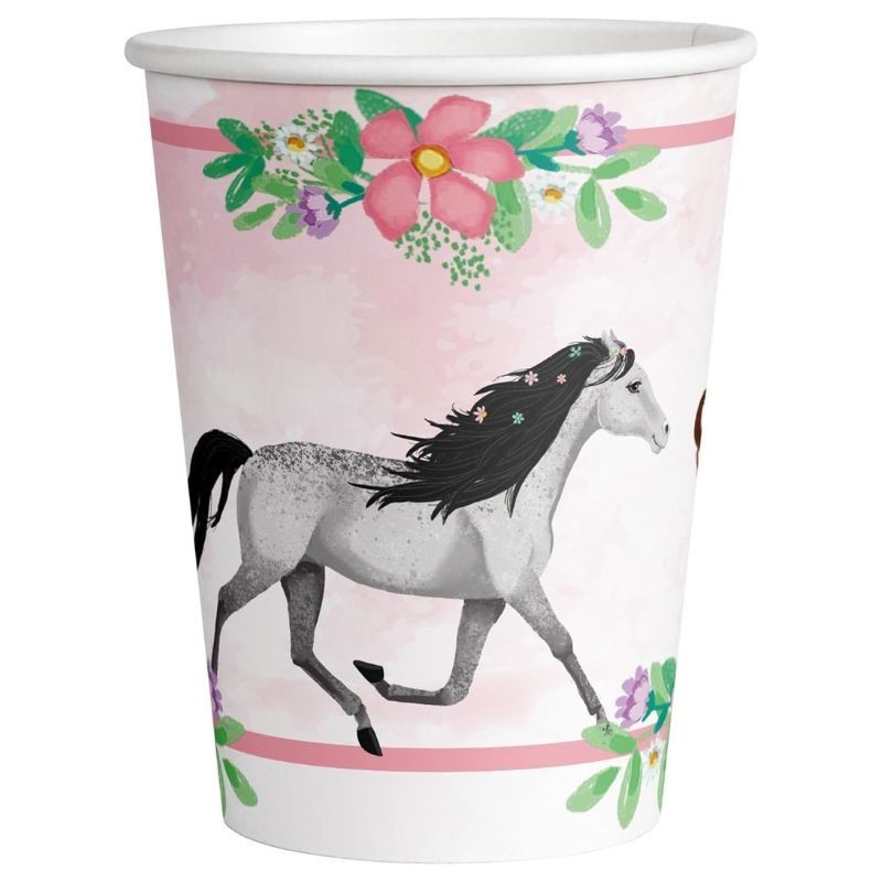 Pappbecher Pferde Beautiful Horses