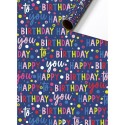 Geschenkpapier Happy Birthday