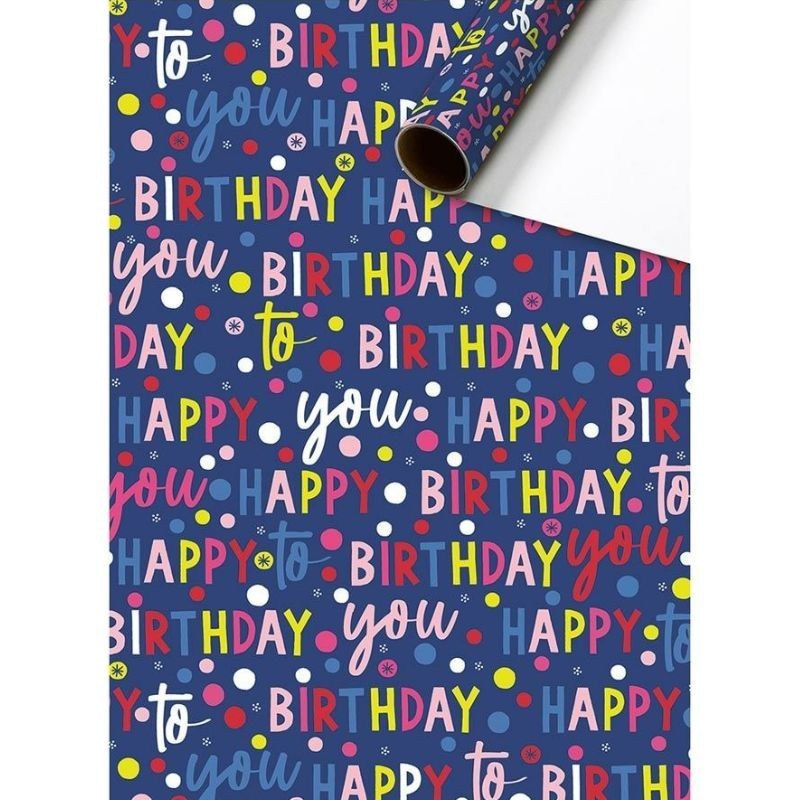 Geschenkpapier Happy Birthday