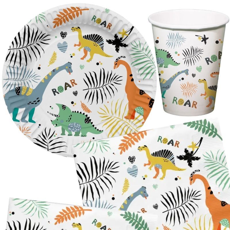 Kindergeburtstag Deko Set Dinosaurier Roar