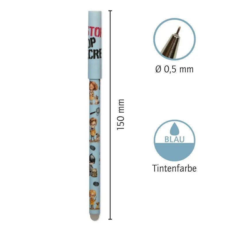 Radierbarer Gelstift Detektiv