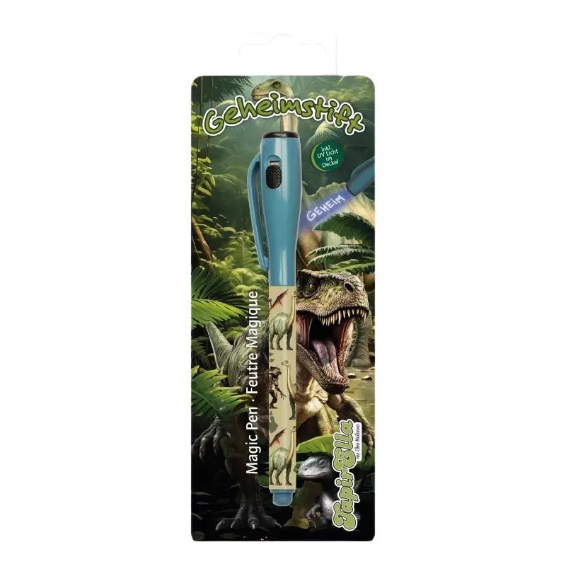 Geheimstift Dinosaurier mit UV-Licht