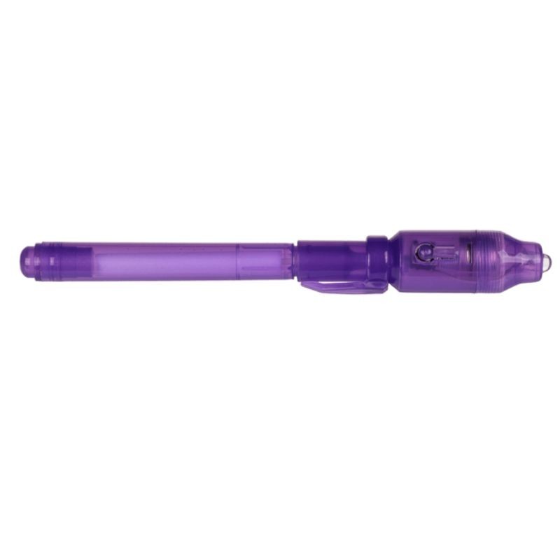Geheimstift mit unsichtbarer Tinte und UV-Licht