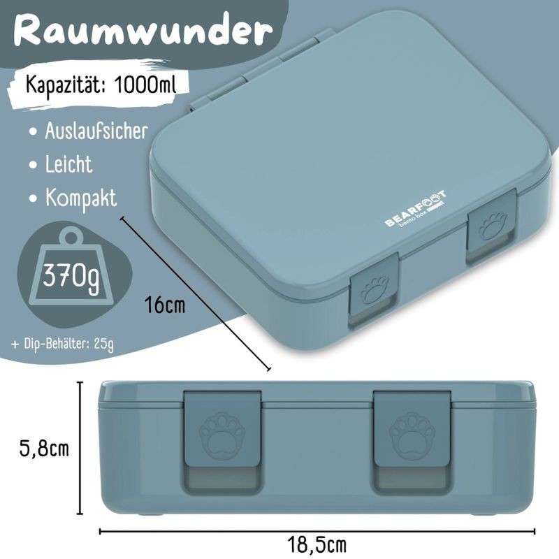 Znünibox Bearfoot Compact blau