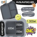Znünibox Bearfoot Compact schwarz