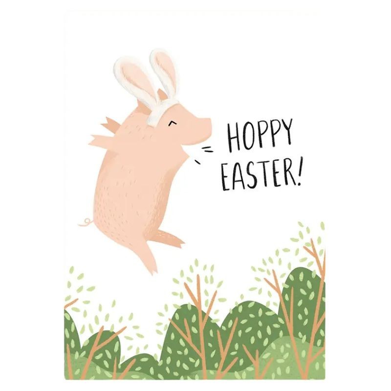 Postkarte Hoppy Easter
