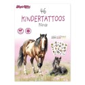 Kindertattoo Set Pferde mit 46 Tattoos
