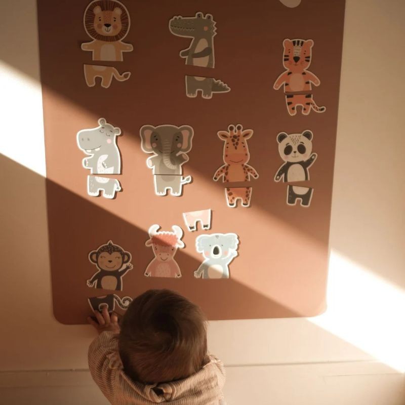 Magnetspiel Puzzle Tiere