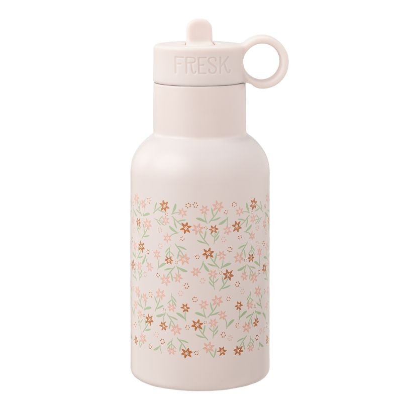 Thermosflasche Blumen bunt