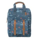 Kinderrucksack Haie blau