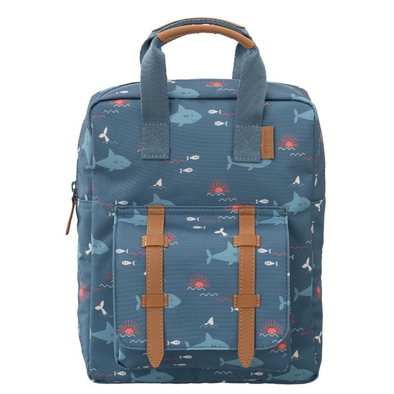 Kinderrucksack Haie blau