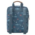 Kinderrucksack Haie blau