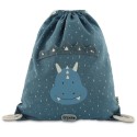 Turnbeutel Mr. Triceratops blau