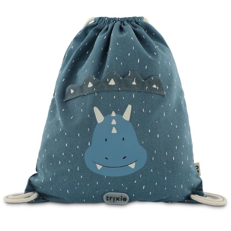 Turnbeutel Mr. Triceratops blau