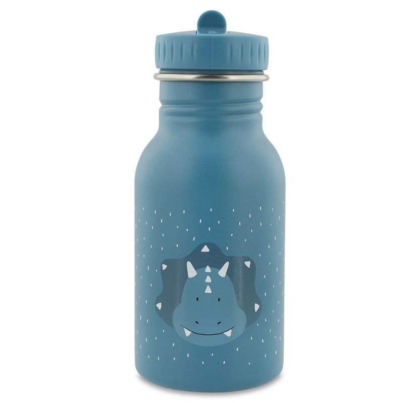 Trinkflasche Edelstahl Mr. Triceratops blau