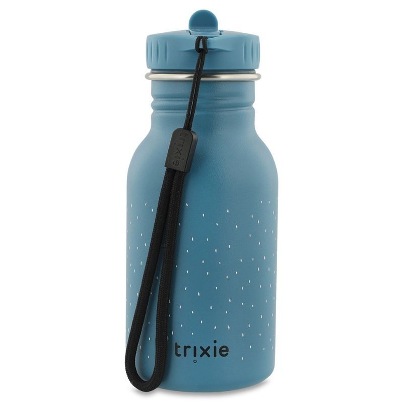 Trinkflasche Edelstahl Mr. Triceratops blau