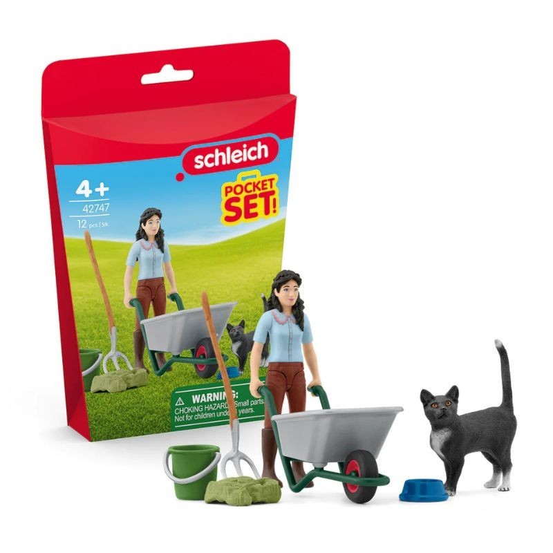 Schleich Horse Club Set Ausmist-und Pflegeset