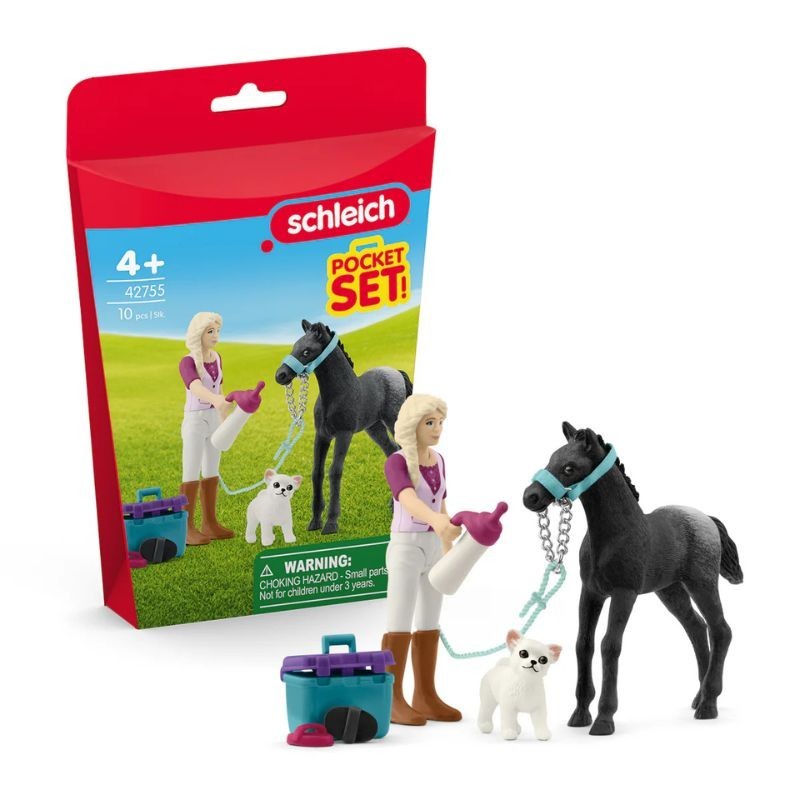 Schleich Horse Club Set Pflegeset für Fohlen