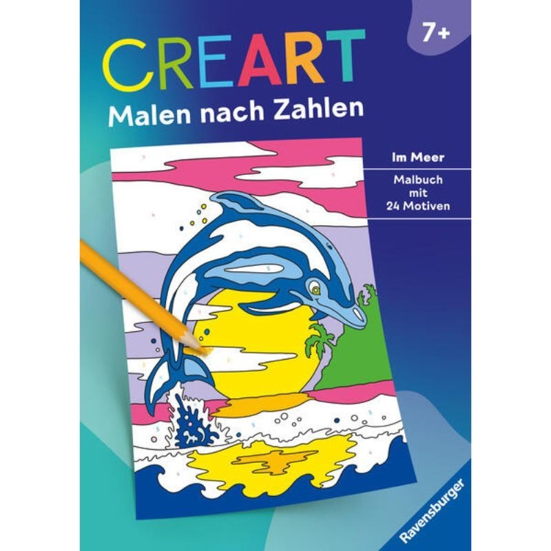 Malen nach Zahlen Malbuch Im Meer