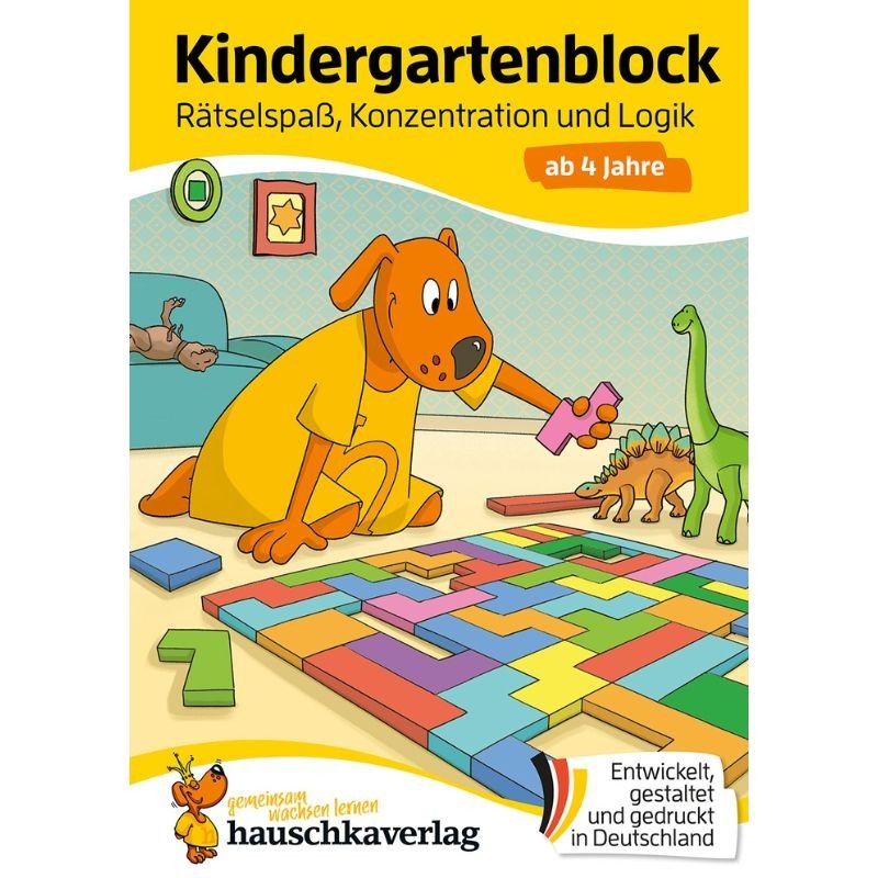 Kindergartenblock Rätselspass, Konzentration und Logik