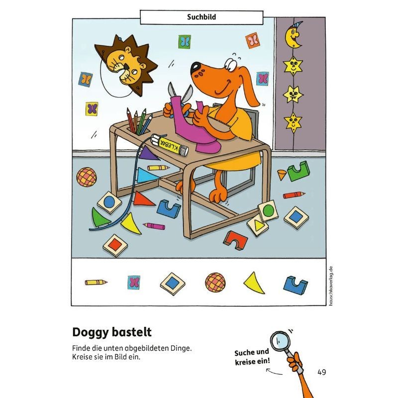 Kindergartenblock Rätselspass, Konzentration und Logik