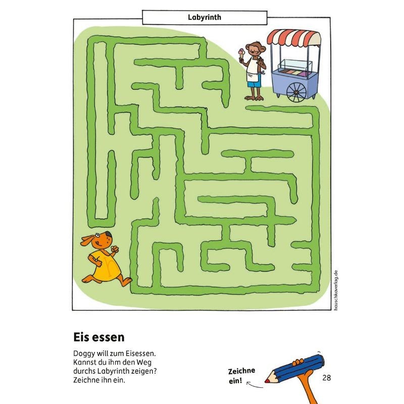 Kindergartenblock Rätselspass, Konzentration und Logik