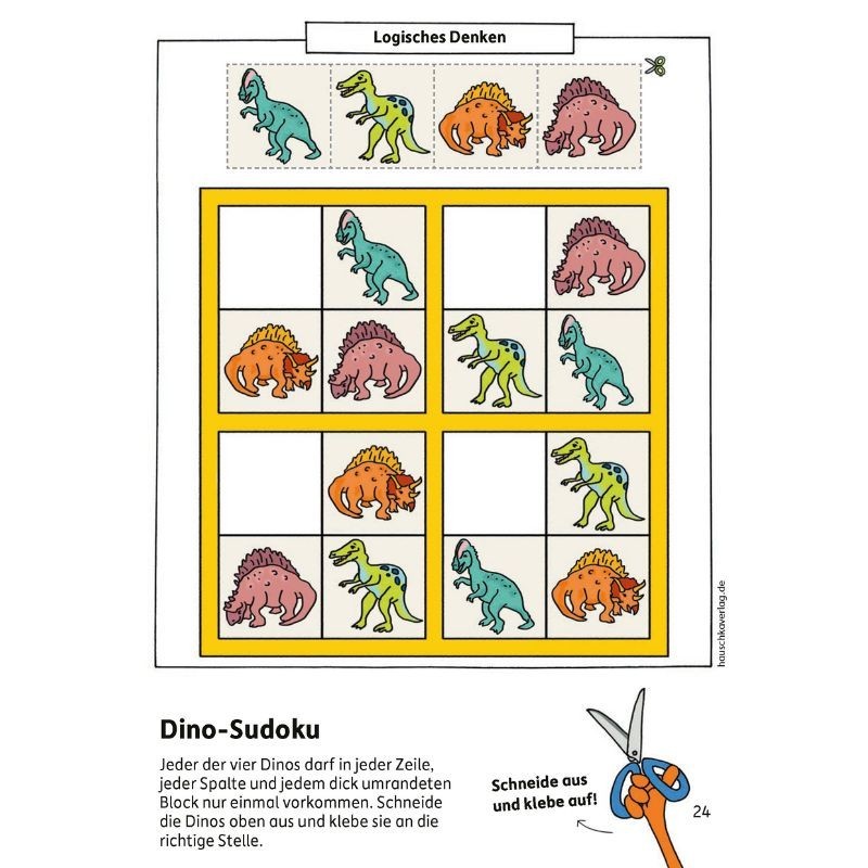 Kindergartenblock Rätselspass, Konzentration und Logik