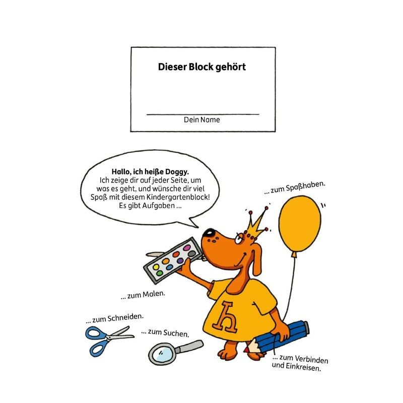 Kindergartenblock Rätselspass, Konzentration und Logik