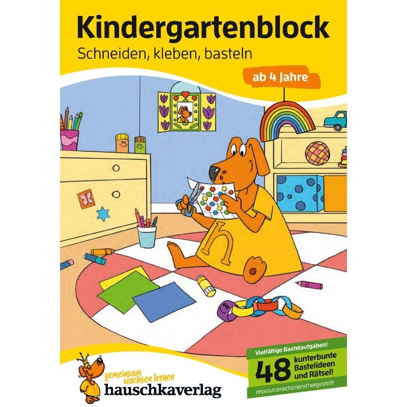 Kindergartenblock Schneiden, kleben, basteln