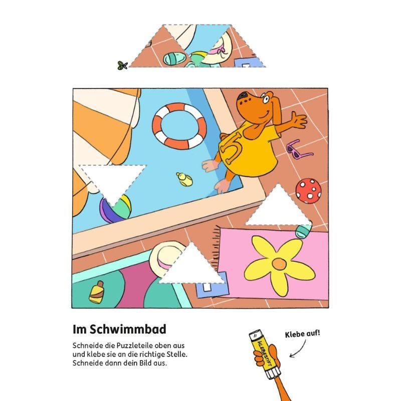 Kindergartenblock Schneiden, kleben, basteln