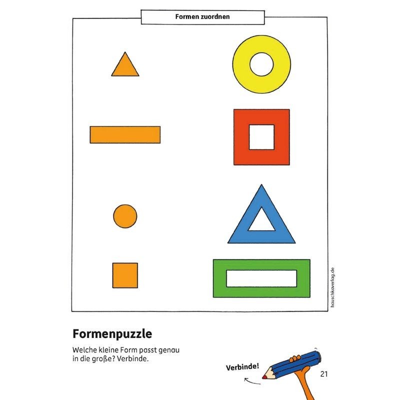 Kindergartenblock Meine ersten Rätsel und Denkspiele