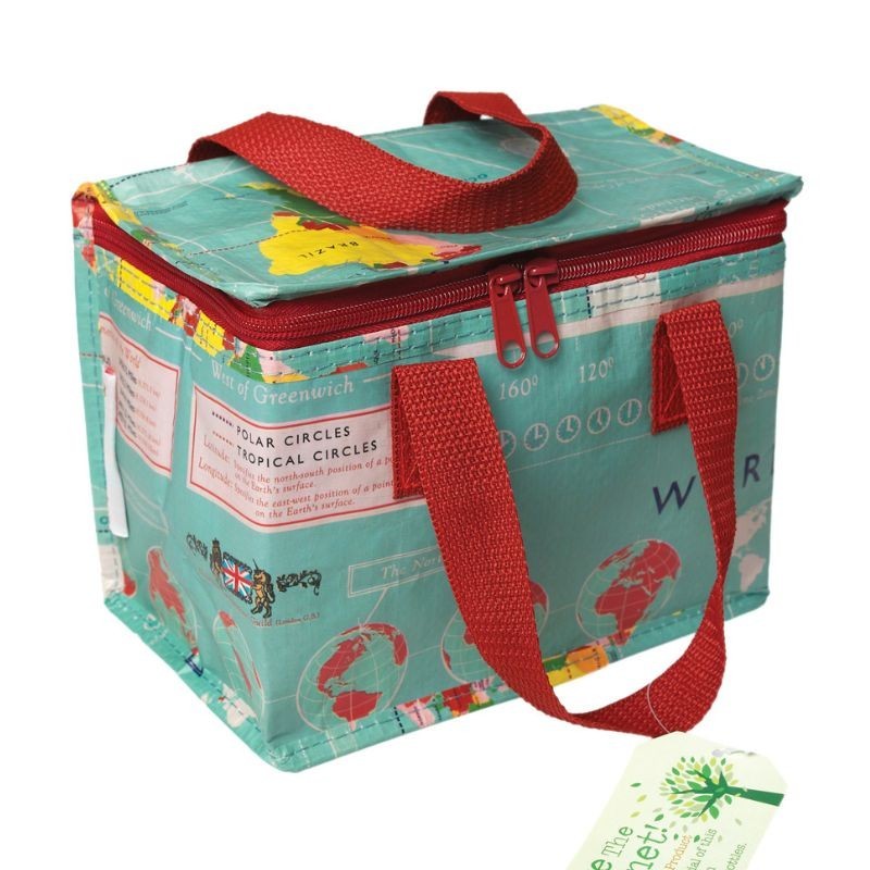 Isolierte Lunch Bag Kühltasche Weltkarte