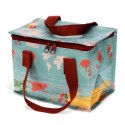 Isolierte Lunch Bag Kühltasche Weltkarte