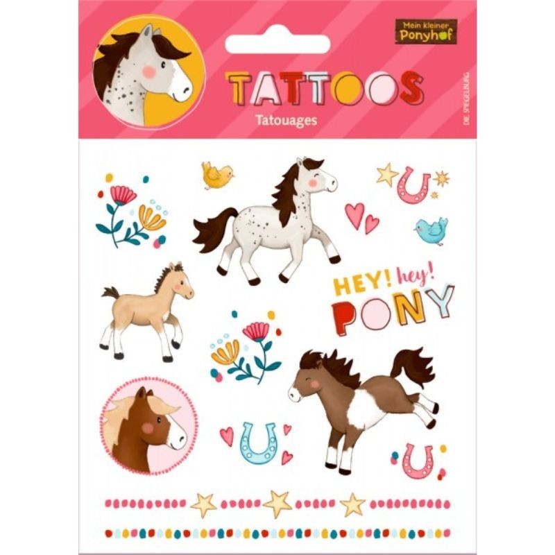 Kindertattoo Set Ponyhof