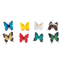 Schmetterlinge - Set mit 8 kleinen handbemalten Figuren