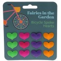 Velospeichen Clips Herzen