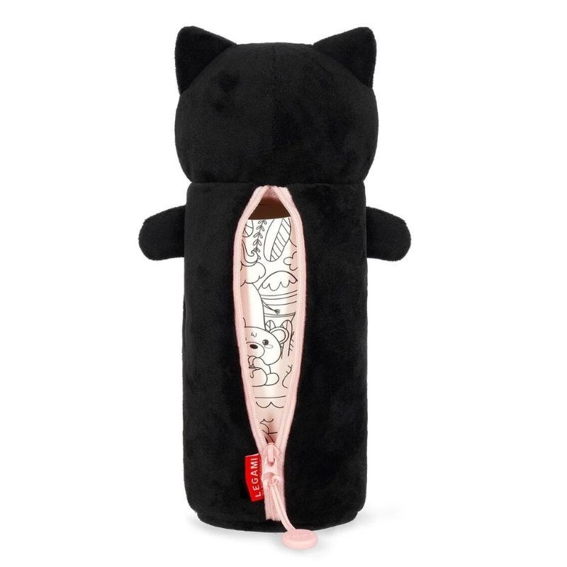 Legami Etui Federmäppchen Katze Plüsch