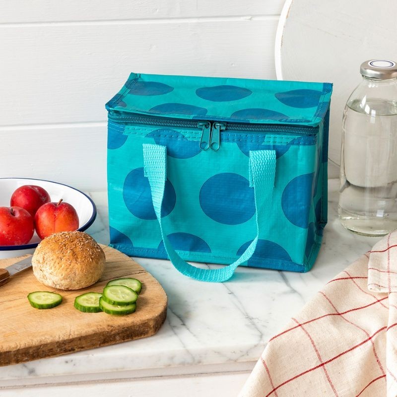 Isolierte Lunch Bag Kühltasche blau türkis
