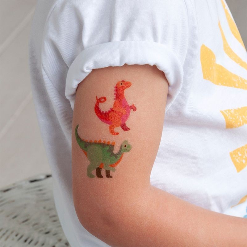 Kindertattoo Set Dinosaurier